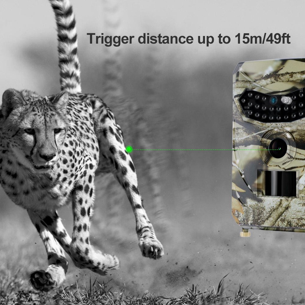 Night Vision Digital Hunting Camera Waterproof Trap Tracking Camera 26 IR LED 120 Degree 12MP Wild Camera